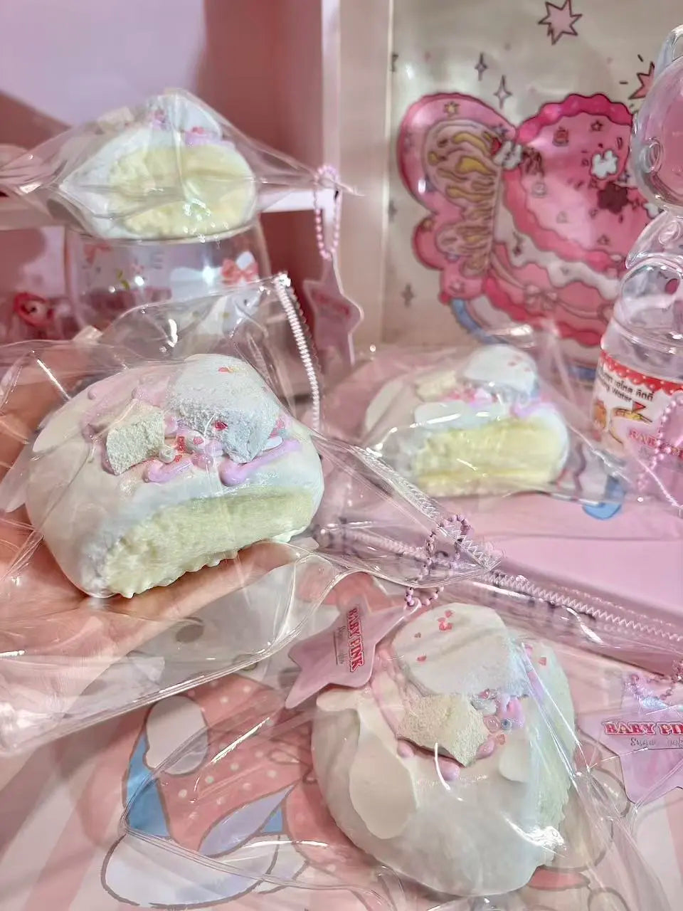 White Peach Milk Squishy – Slow Rising Stress Relief Toy