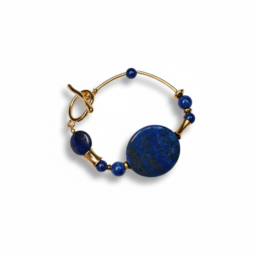 Lapis Lazuli Round Bracelet