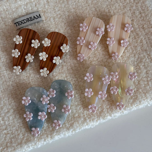 Colorful Acetate Flower Hair Clip – Cute Spring Hair Accessory