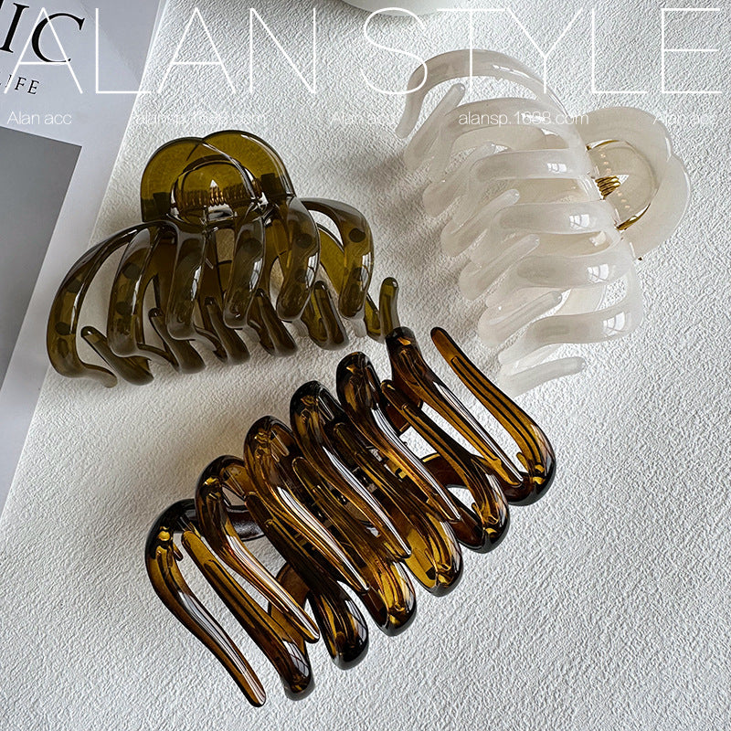 Oversized Resin Hair Claw Clip for Thick Hair – Strong Hold Claw Clip