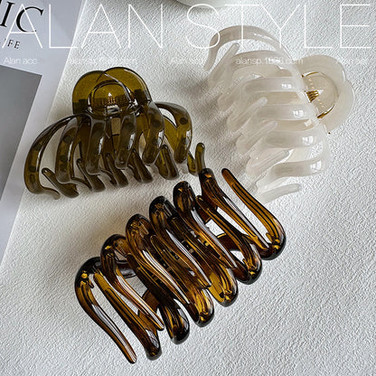 Oversized Resin Hair Claw Clip for Thick Hair – Strong Hold Claw Clip
