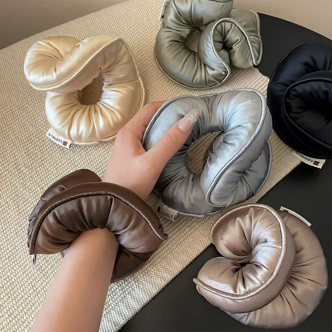 Puffy Scrunchie Hair Tie – Soft Volume Hair Accessory