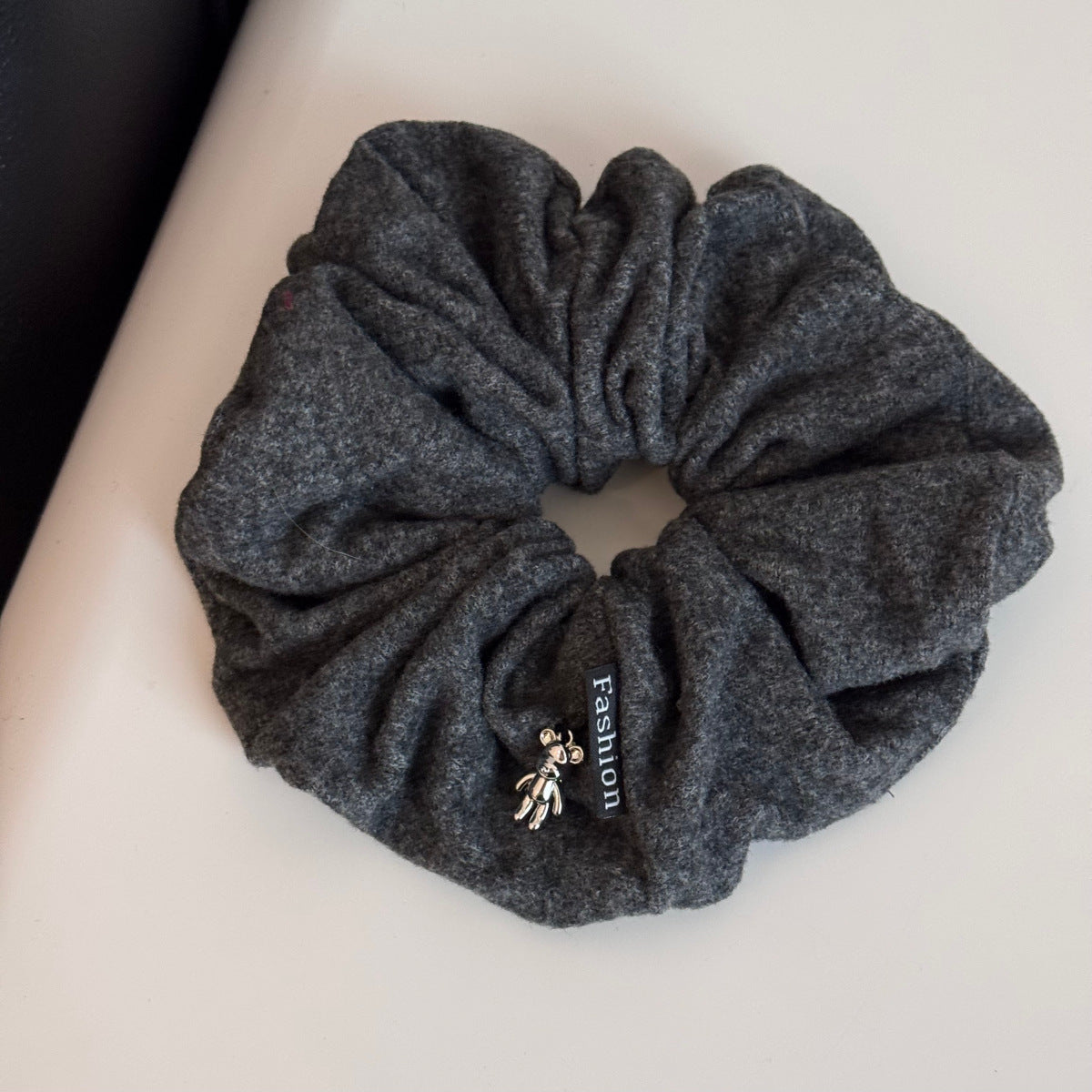 Plush Teddy Bear Wide Hairband – Soft Fall/Winter Design for a Fuller Crown