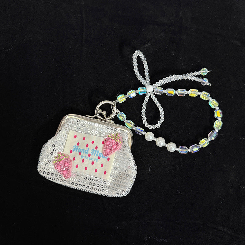 Y2K Starfish Keychain Pouch – Summer Coin Bag Charm