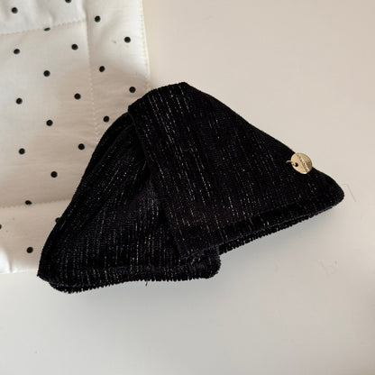 Autumn/Winter Velvet Triangle Hair Clip – Elegant Large Hair Claw