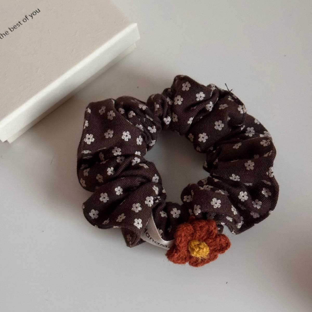 Floral & Polka-Dot Bow Triangle Hair Claw