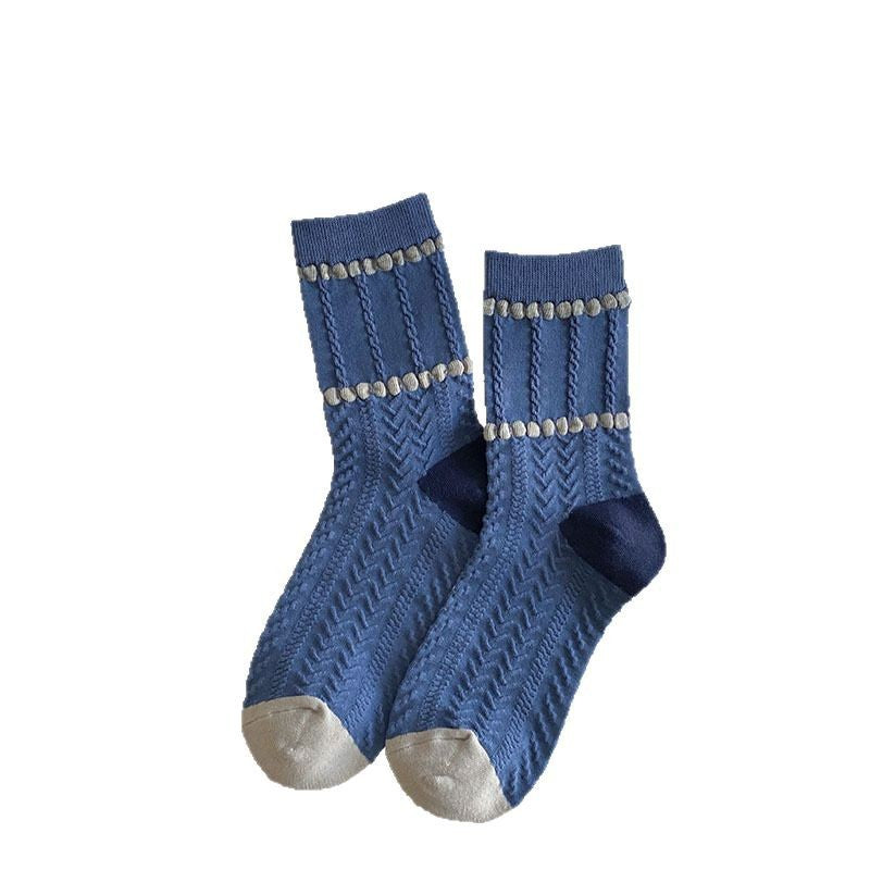 Star Glitter Sheer Crew Socks – Fairy Style Transparent Socks