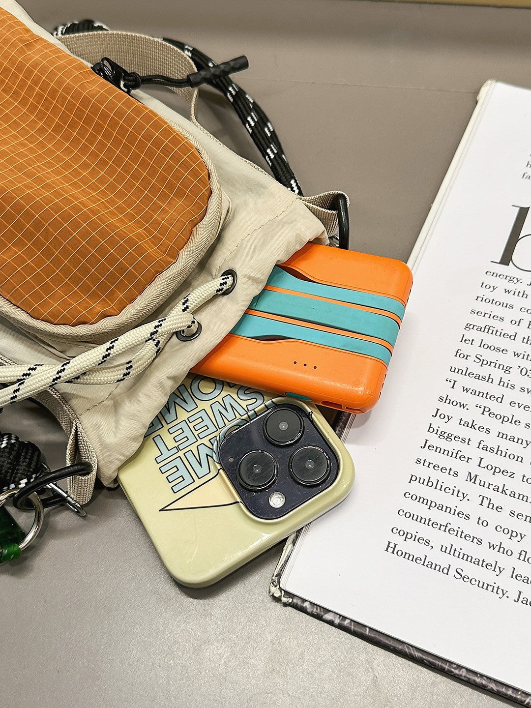 Outdoor Drawstring Water Bottle Bag – Crossbody Bag