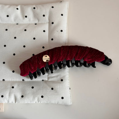 Autumn/Winter Velvet Triangle Hair Clip – Elegant Large Hair Claw