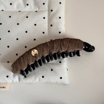 Autumn/Winter Velvet Triangle Hair Clip – Elegant Large Hair Claw