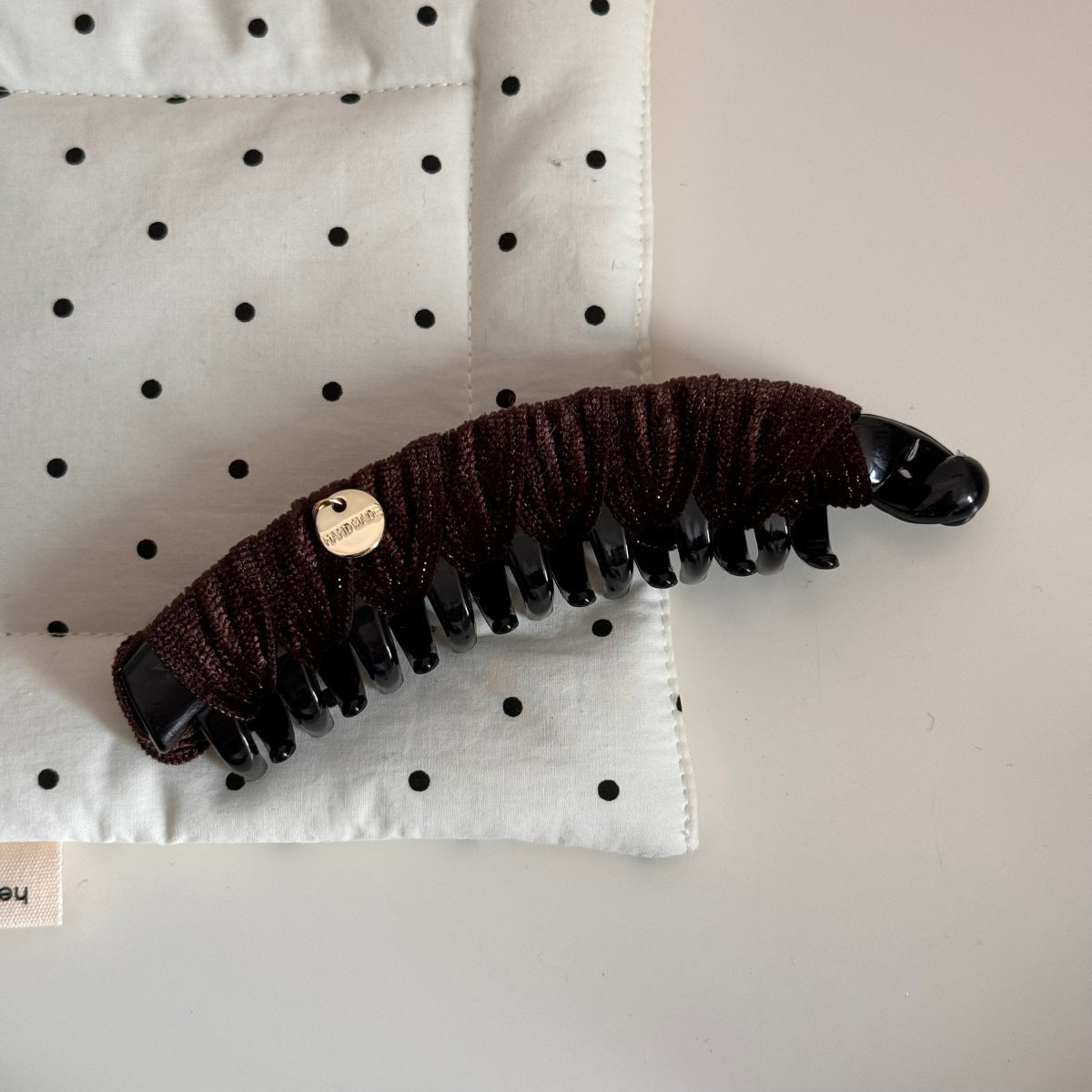 Autumn/Winter Velvet Triangle Hair Clip – Elegant Large Hair Claw