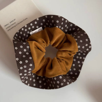 Floral & Polka-Dot Bow Triangle Hair Claw