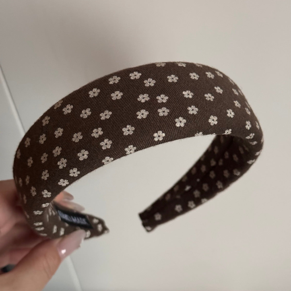 Floral & Polka-Dot Bow Triangle Hair Claw