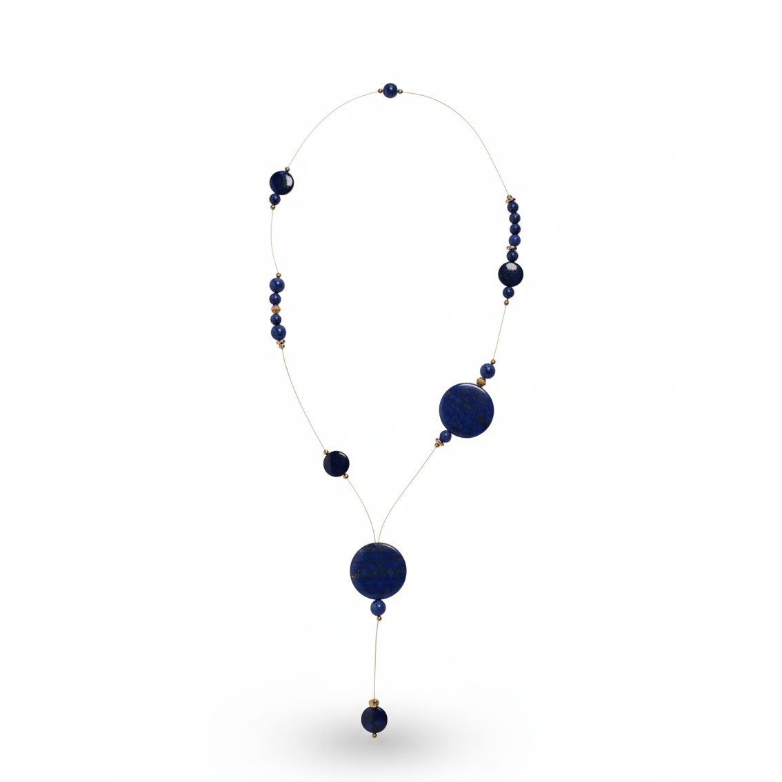 Lapis Lazuli Circle Necklace