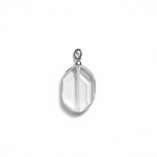 Kunlun at Ease • White Crystal Pendant
