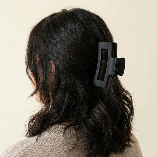 Oversized Resin Hair Claw Clip - Model Lifestyle