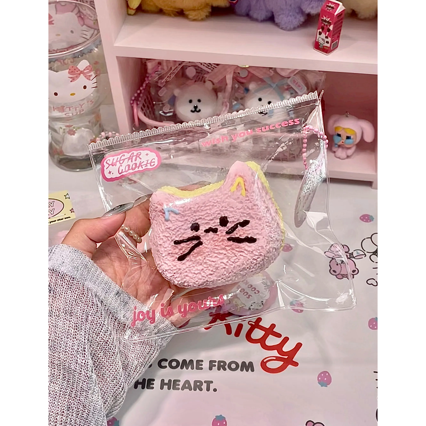 Cute Kitty Squishy – Slow Rising Stress Relief Toy
