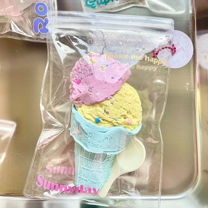 Ice Cream Cone Squishy – Slow Rising Stress Relief Toy