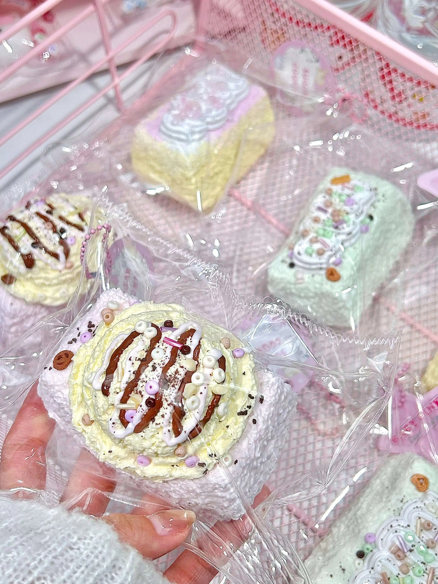 Mochi Milk Cake Squishy – Slow Rising Stress Relief Toy