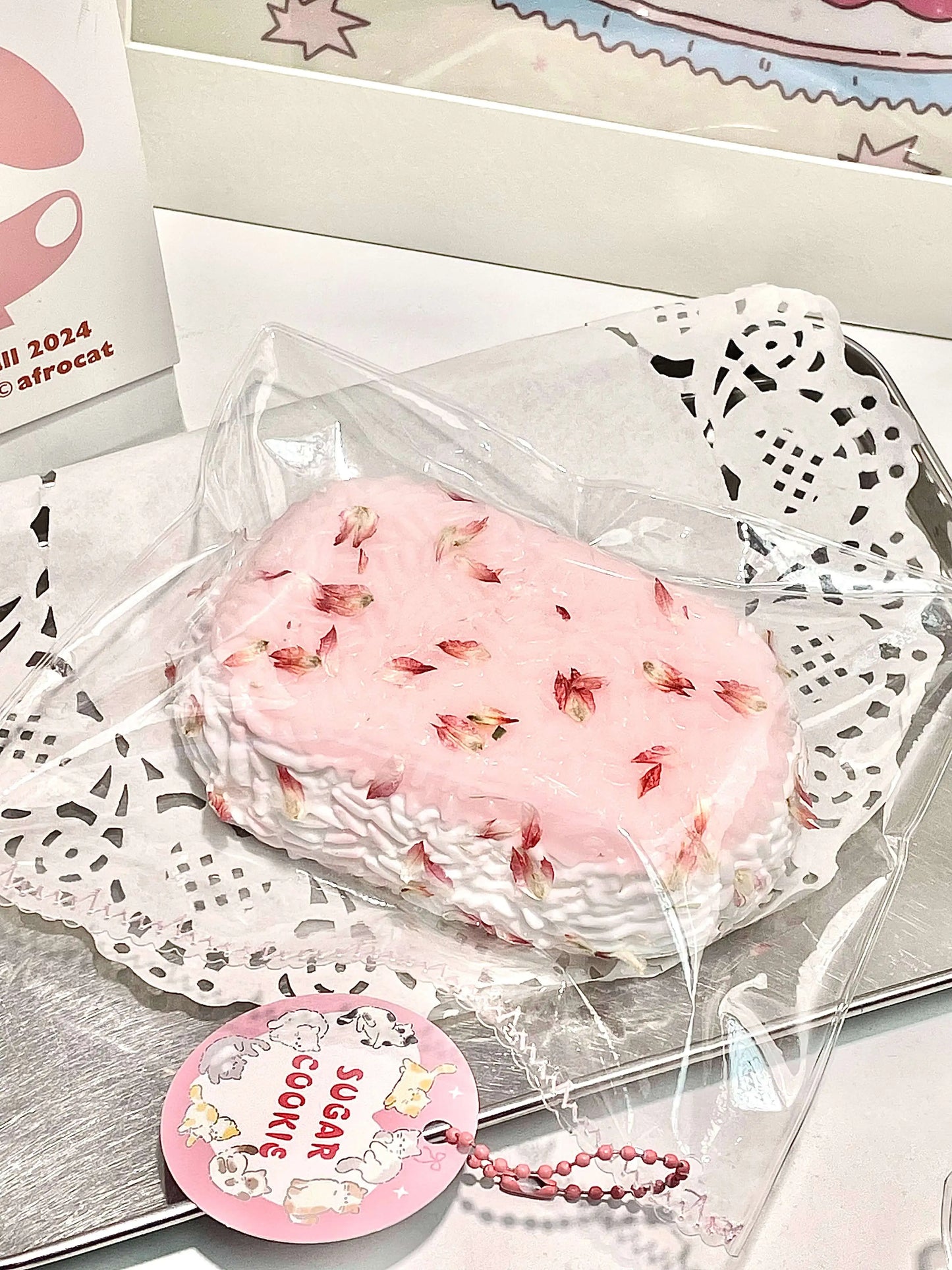 Peach Berry Rose Squishy – Slow Rising Stress Relief Toy