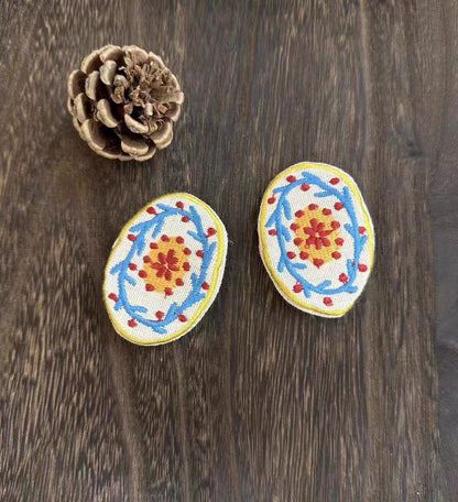 Handmade Linen Brooch – Cute Natural Style Pin