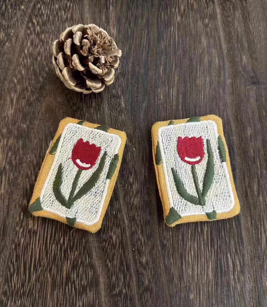 Handmade Linen Brooch – Cute Natural Style Pin