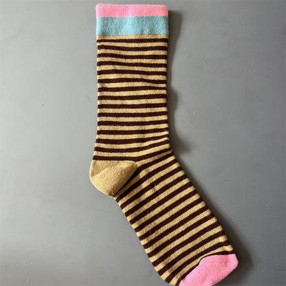 Art Pattern Crew Socks – Vintage Oil Painting Style Socks