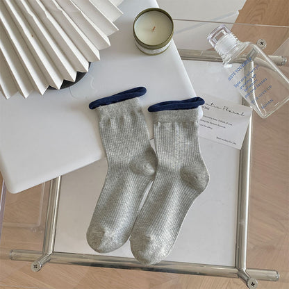 Star Glitter Sheer Crew Socks – Fairy Style Transparent Socks