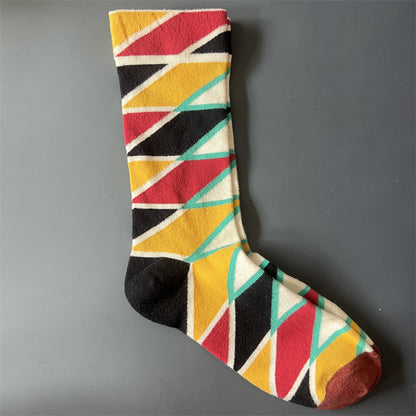Art Pattern Crew Socks – Vintage Oil Painting Style Socks