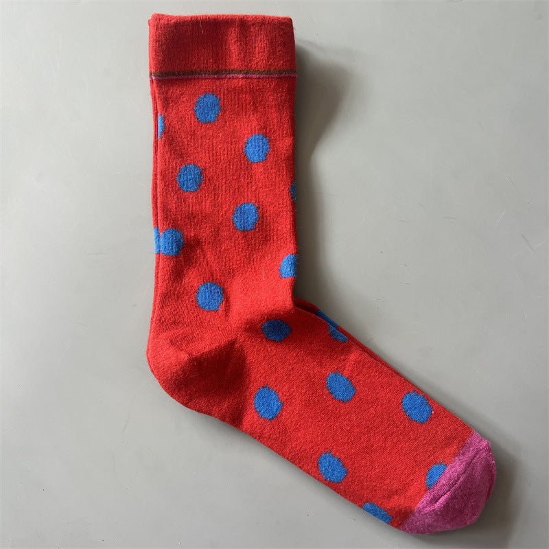 Art Pattern Crew Socks – Vintage Oil Painting Style Socks