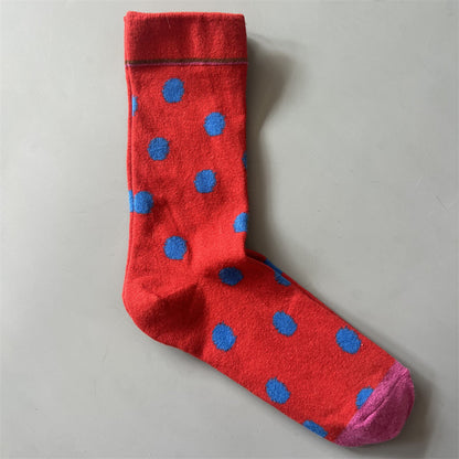 Art Pattern Crew Socks – Vintage Oil Painting Style Socks