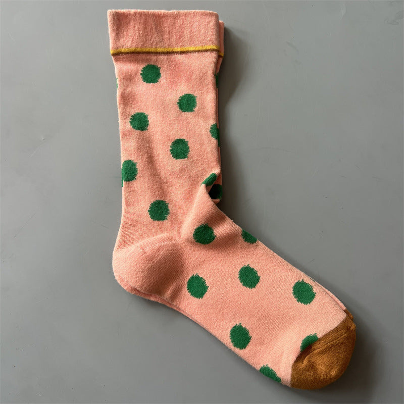 Art Pattern Crew Socks – Vintage Oil Painting Style Socks