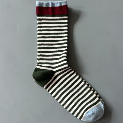 Art Pattern Crew Socks – Vintage Oil Painting Style Socks