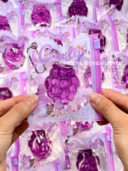 Transparent Fruit Jelly Squishy – Slow Rising Stress Relief Toy