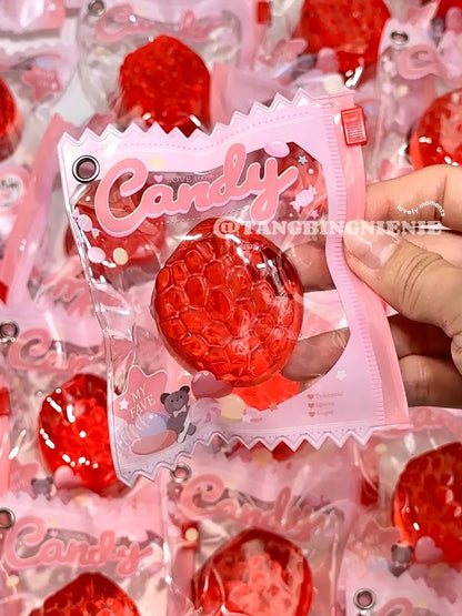 Transparent Fruit Jelly Squishy – Slow Rising Stress Relief Toy