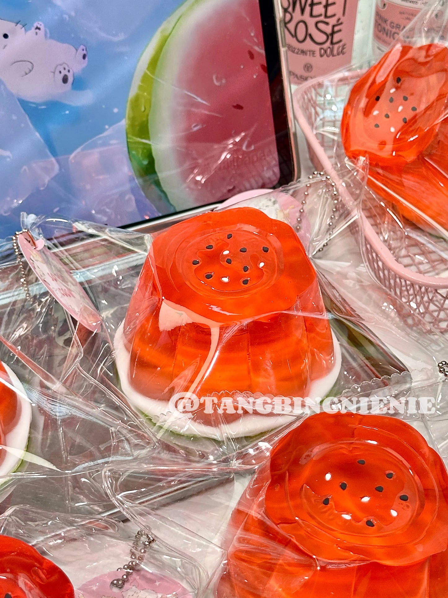 Transparent Watermelon Squishy – Slow Rising Stress Relief Toy