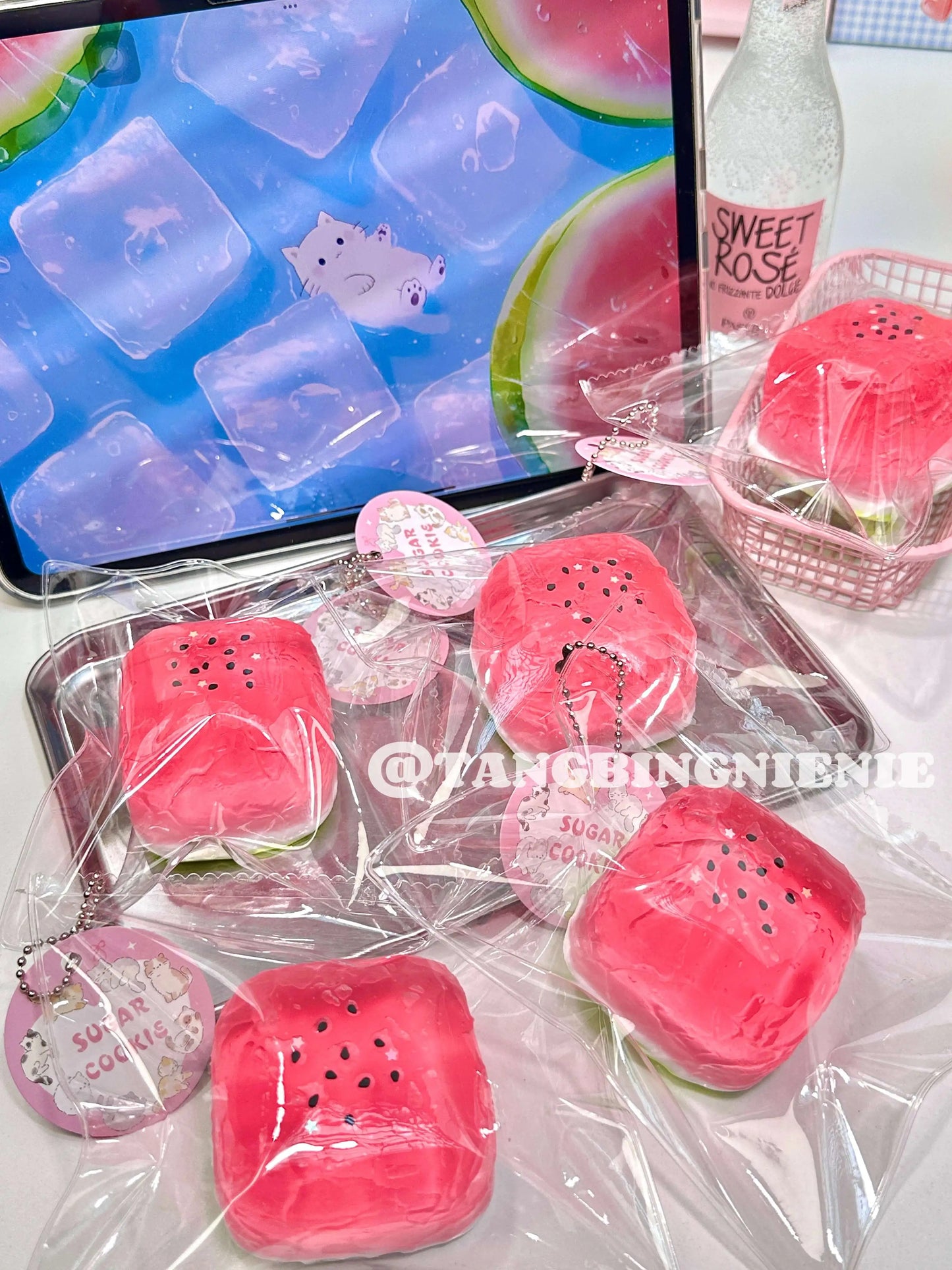 Transparent Watermelon Squishy – Slow Rising Stress Relief Toy