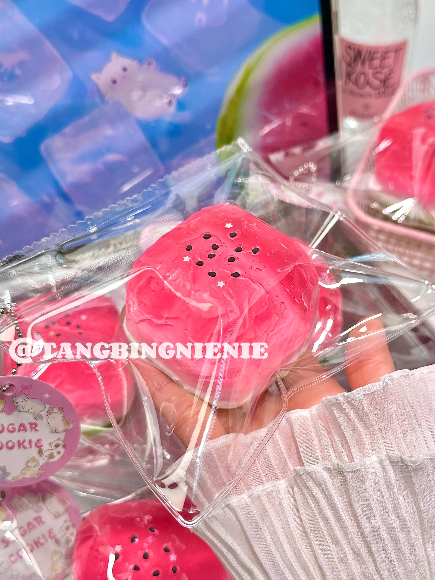 Transparent Watermelon Squishy – Slow Rising Stress Relief Toy