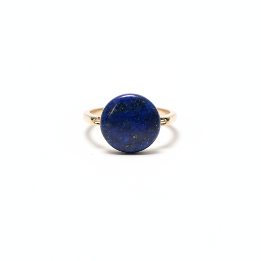 Lapis Lazuli Circle Ring