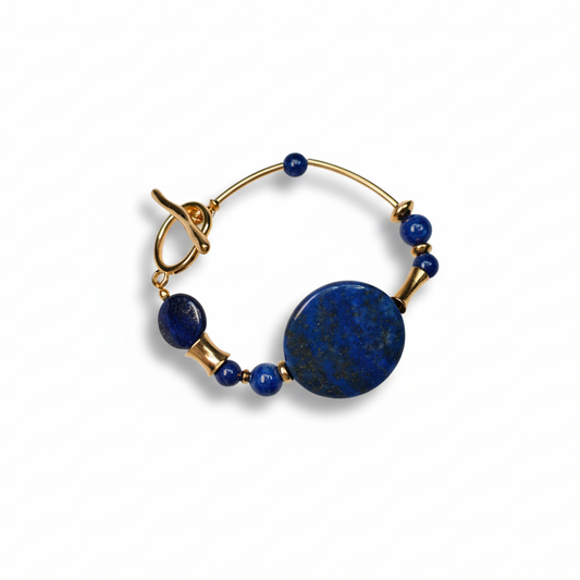 Lapis Lazuli Round Bracelet