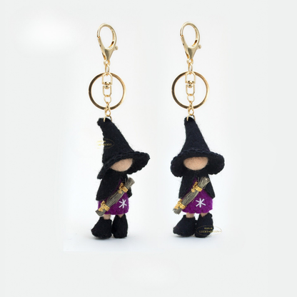 Little Witch Handmade Wool Felt Charm